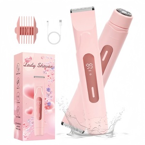 Tondeuse corporelle électrique sans fil personnalisée, étanche et rechargeable, <span class=keywords><strong>pour</strong></span> l'épilation des zones intimes (entrejambe, maillot, pubis) <span class=keywords><strong>pour</strong></span> hommes et femmes - Product Image 1