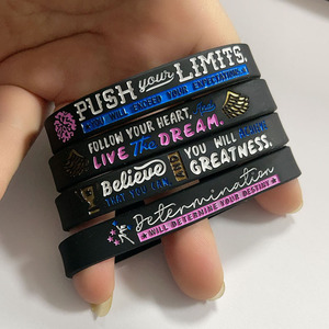 Pulseras de Silicona al por Mayor, Duraderas, Impermeables y Ecológicas, con Ancho de Banda de 12 mm, Regalos de Animadoras - Product Image 6