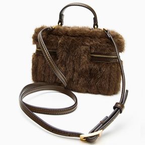 <span class=keywords><strong>กระเป๋า</strong></span>ถือขนเฟอร์เทียมสำหรับผู้หญิง ฤดูใบไม้ร่วง ฤดูหนาว ทนทาน มีซิปปิด รูปทรงครึ่งวงกลม สายสะพายถอดได้ สะพายไหล่หรือสะพายข้าง - Product Image 5