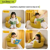 Nouveau canapé paresseux en velours détachable et lavable, tatami de sol, dessin animé mignon, coussin de lecture à domicile, coussin de lecture pour enfants