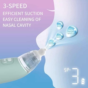 Aspirateur nasal pour bébé avec logo personnalisé, sans BPA, aspirateur nasal avec batterie rechargeable, aspiration nasale - Product Image 3