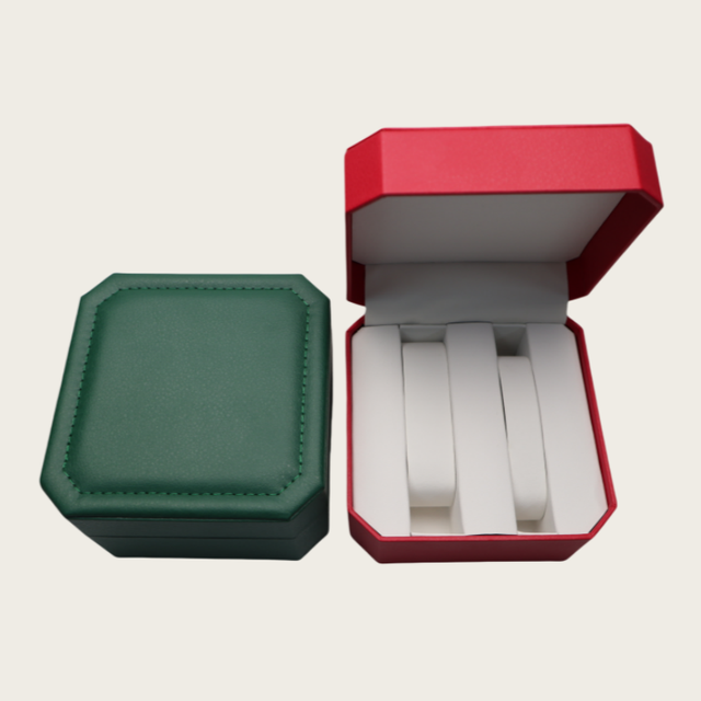 PU Wrist Watches Boxes Men and Women's Two Watches Packaging Elegant and Stylish Watch Cases