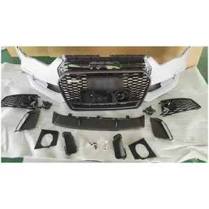 Kit Bumper Depan Mobil, Bumper Mobil Kit Bodi Bumper Belakang Kit Bodi Bibir untuk Audi A6 Gaya S6