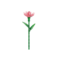 Juego de Bloques de Construcción de Flores, Planta en Maceta con Caja de Regalo, Juego de Ladrillos MOC, Juegos de Bricolaje Educativos para Niños, Juguetes 8735