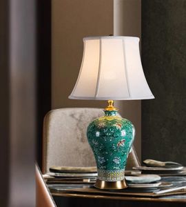 Conception de <span class=keywords><strong>roman</strong></span> rouge Chine lampe en céramique en gros de lumière antique en céramique faite à la main sur la table - Product Image 2