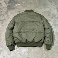 Veste bomber réversible coupe courte zippée en coton épais camouflage coupe-vent Finch Garment Streetwear pour homme