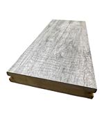 Planche de terrasse en PVC écologique, résistante à l'usure, imperméable, antidérapante, à double verrouillage, pour usage extérieur en sous-sol