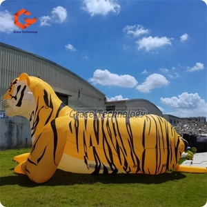 Modè<span class=keywords><strong>le</strong></span> de tigre gonflable géant avec éclairage LED, mascotte gonflable en forme de tigre pour parc à thème - Product Image 5