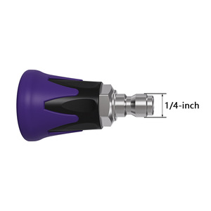 Buse haute pression Sulai Machinery 25 degrés 40 degrés en acier inoxydable avec manchon en caoutchouc pour machine de nettoyage - Product Image 3