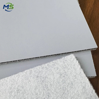 Papan Pelindung Lantai Anti Gores PP Honeycomb dengan Permukaan Felt dan Layanan Pemotongan untuk Proyek Konstruksi