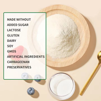 Complément nutritionnel à marque privée OEM, à base de plantes, biologique, végétalien, poudre de protéines de riz, super aliment, enzymes digestives, 240g/bouteille