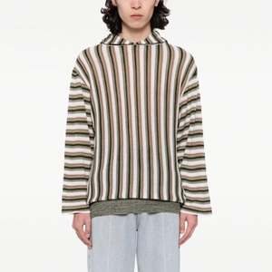 Pull tricoté à manches longues rayé zèbre personnalisé à la mode, pull à capuche décontracté, pull pour hommes - Product Image 1