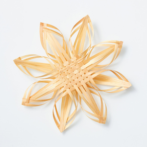 Bán Sỉ Tốt Nhất Bán Tự Nhiên Tre Bông Tuyết Giáng Sinh Trang Trí Dệt Đồ Trang Trí Từ Trung Quốc - Product Image 1