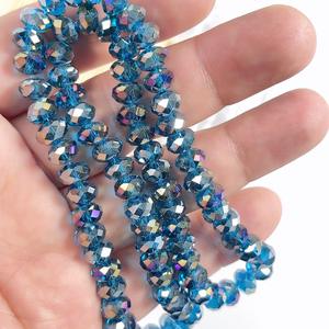 8mm Acryl Kristallschliff Lose Glatte Glasartige Perle Schmuckzubehör Hersteller Direkt Großhandel Reifenperle - Product Image 5