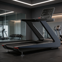 Tapis roulant électrique compact avec moteur 3.0HP, écran LED, conception à roulettes portable et réglage multi-hauteur pour fitness intérieur en espace restreint