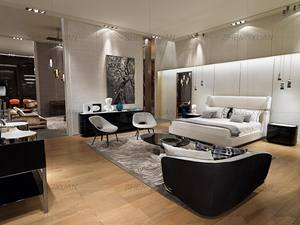 Mobili per camera da letto letto King Size in legno 6 per 6 160 x200 struttura del letto matrimoniale Queen Luxury Bed Frame - Product Image 6