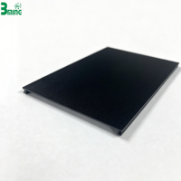 Profil optique en plastique Bming, bande de polycarbonate givrée noire personnalisée pour applications multi-usages