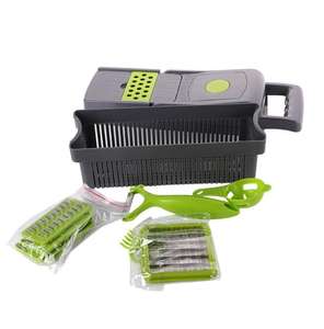 Gran oferta de negocios, herramientas de cocina 15 en 1, cortador de <span class=keywords><strong>cebolla</strong></span>, pelador, accesorios de cocina, rebanador de alimentos, picador de verduras - Product Image 3