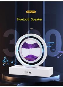 Lámpara de arena movediza con atenuación giratoria de 360 grados, lámpara de noche con altavoz RGB16 para pintura artística enchufable - Product Image 2