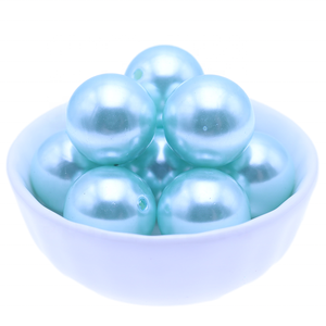 שמנמן 20MM חם ורוד בתפזורת מסטיק אופנה פרל פלסטיק ילדה שרשרת - Product Image 5