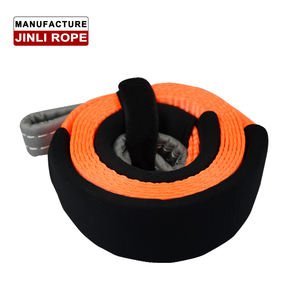 JINLI OEM 17600lbs Sangle de remorquage <span class=keywords><strong>3</strong></span> "X 20m Polyester Treuil Extension Sangle Arbre Camion Protecteur Sangle Snatch Sangle Égaliseur Sangle - Product Image 4