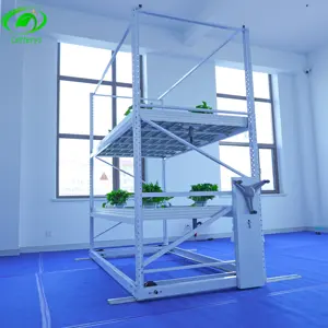 vertical grow rack greenhouse rolling benches hydroponic tables for medical plants