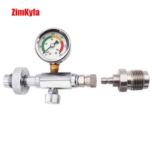 Adaptador de Conexión DIN DIN para Tanque de Buceo, Aleación de Aluminio Plateada OEM para Llenado de Aire, Manguera de 24'' 232 300 Bar - Product Image 4