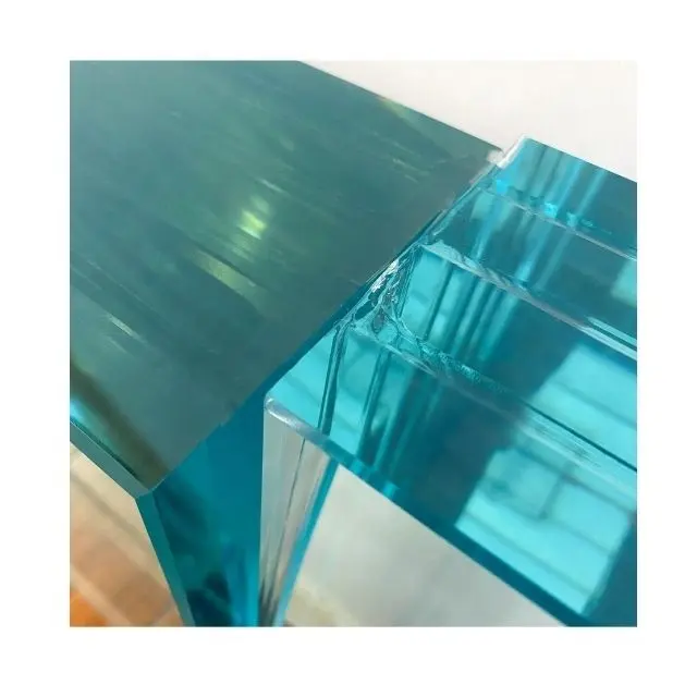 Factory price vital industrial build glass custom thick laminated glass for staircase balustrades architectural glass
