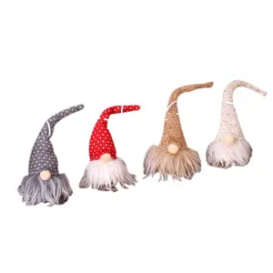 Noël poupée sans visage Navidad nouvel an cadeau arbre de noël gnomes pendentifs ornements décorations de noël pour la maison Noel déco