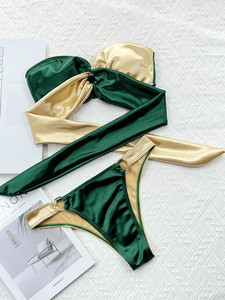Sexy Bikini Patchwork Badpak Vrouwen 2022 Badpak Print Bikini Sets Badmode - Product Image 5