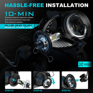 Accesorios para Automóviles de Nuevo Diseño 2026, 9005 9006 H1 H4 H7 H11 Mini 1by1 Plug and <span class=keywords><strong>Play</strong></span>, Sistemas de Iluminación Automotriz 9005 9012, Faros LED - Product Image 2