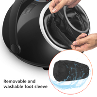 Masseur de pieds plus confortable avec chaleur, machine de massage des pieds Shiatsu avec compression d'air, chauffage par roulement