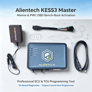 Programmateur d'unité de commande moteur Alientech KESS3 Master pour applications marines et PWC avec activation des protocoles de diagnostic embarqué et Bench-Boot. - Product Image 1