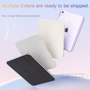 Y-fold Deslizante Desmontable <span class=keywords><strong>Funda</strong></span> Tri-fold PU <span class=keywords><strong>Funda</strong></span> de cuero <span class=keywords><strong>Funda</strong></span> transparente para <span class=keywords><strong>Apple</strong></span> <span class=keywords><strong>iPad</strong></span> A16 11 "(2025 Lanzado) - Product Image 6