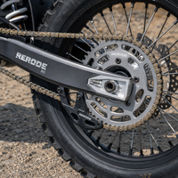Moto électrique tout-terrain RERODE R1 10kW, vitesse maximale 85 km/h, 72V 35Ah, motocross adulte