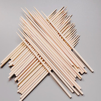 Lot de brochettes de barbecue en bambou, différentes longueurs, jetables, en bambou naturel