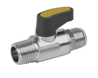 Mini vanne à boisseau sphérique en laiton à double interface innovante pour le contrôle des fluides dans des espaces restreints
