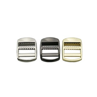 Serrure d'échelle en métal solide Tri-Glide Tension Lock Boucle en métal Boucles coulissantes Sangle de sac à dos réglable