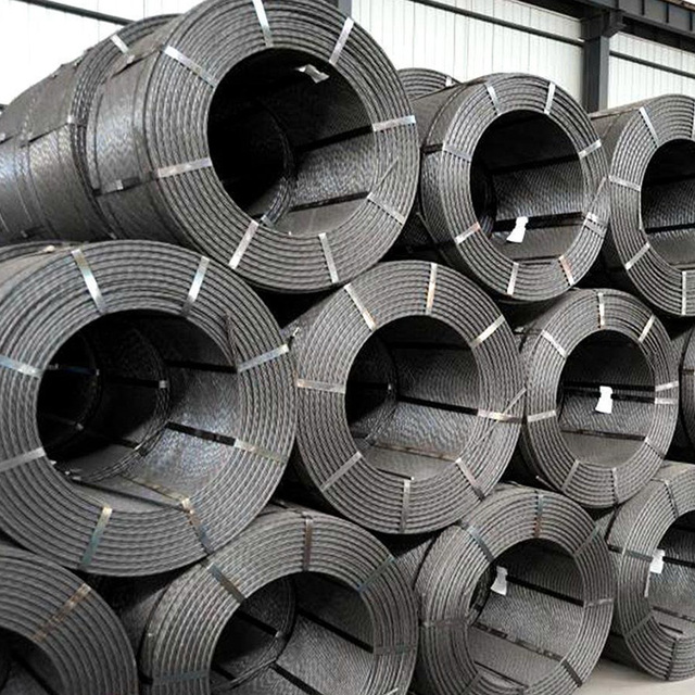 ASTM A416 Standard 12.7mm 15.24mm 7-Wire Prestressing Steel Strand (PC Strand) for Bridge Construction