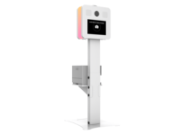 Photomaton Commercial Style Disco, Machine Interactive pour Selfies avec Imprimante Rapide et Appareil Photo Reflex Numérique pour Promotion d'Événements