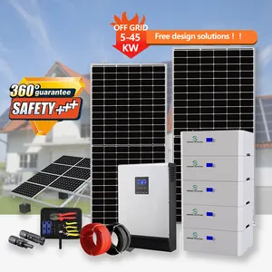 4Kw 5KW năng lượng mặt trời hệ thống hộ gia đình off-lưới năng lượng mặt trời năng lượng hệ thống ngoài trời năng lượng mặt trời bảng điều chỉnh Kit mái bộ hoàn chỉnh 10KW 15KV