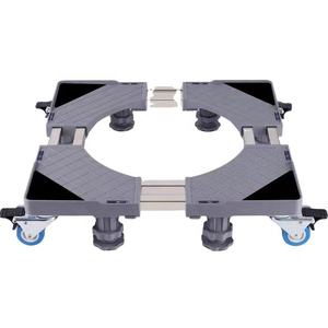 Base de support de <span class=keywords><strong>socle</strong></span> de rondelle mobile réglable avec roulettes pivotantes verrouillables Source d'alimentation électrique Pièce essentielle pour machine à laver - Product Image 1