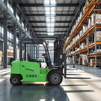 Chariot élévateur à palettes électrique manuel télescopique JIUBANG 4WD AC, capacité de charge de 3 tonnes, état neuf, garantie 1 an
