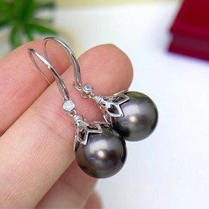 22593 Plateau vide pour boucles d'oreilles en argent S925, pour perles DIY de 10-13mm, accessoires de mode, bijoux en argent, crochets d'oreille - Product Image 3