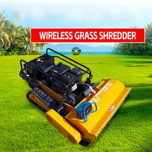 Tagliaerba Robotizzato Semovente <span class=keywords><strong>a</strong></span> Controllo Remoto Senza Fili con <span class=keywords><strong>Motore</strong></span> ad Alta Potenza 800-1200mm per Giardino - Product Image 5
