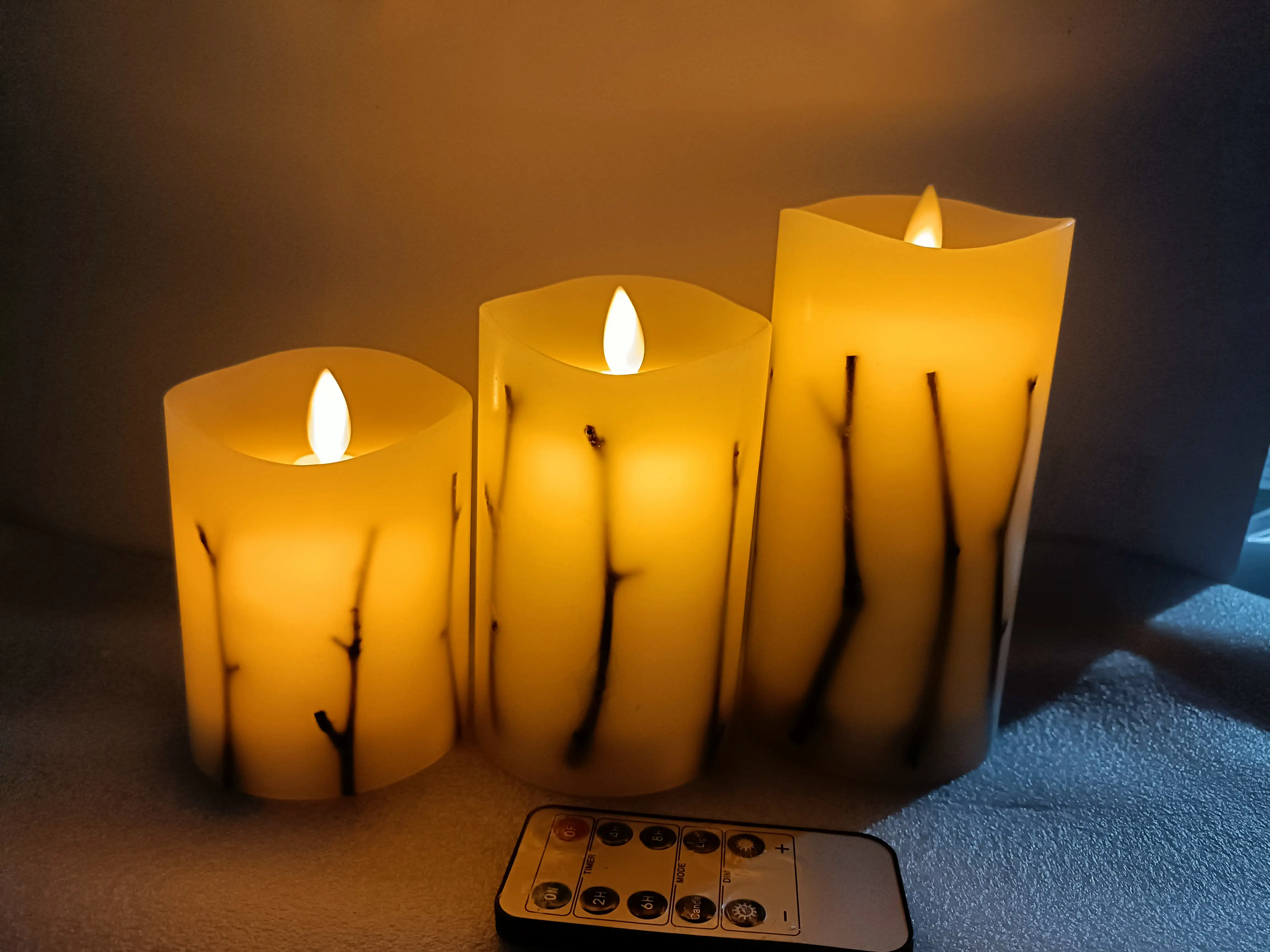 Senza fiamma candele decorative led della candela per il partito