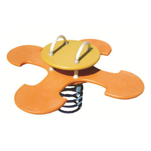 Di alta qualità <span class=keywords><strong>3</strong></span> posti PE cavallo a dondolo per bambini primavera pilota attrezzature parco giochi all'aperto per il parco - Product Image 6