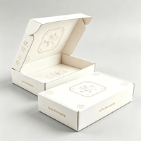 Boîtes d'expédition en carton ondulé personnalisées avec logo en feuille d'or pour emballages cosmétiques et maquillage