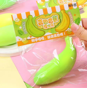 Juguete Sensorial de Plátano de 10 cm al por Mayor, Squishies que Cambian de Color para Aliviar el Estrés y la Ansiedad, para TDAH y Autismo, para Niños y Niñas - Product Image 2