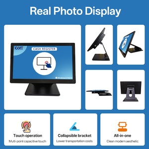 Sistema POS de Mostrador de 15.6 Pulgadas, 1920x1080, 8GB, 128GB, Impresora de Recibos, Tienda Minorista, Librería, Superventas, Ahorro de Energía, Windows 10 - Product Image 2